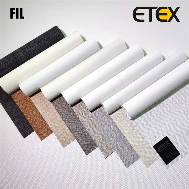 Blackout roller shade fabric
