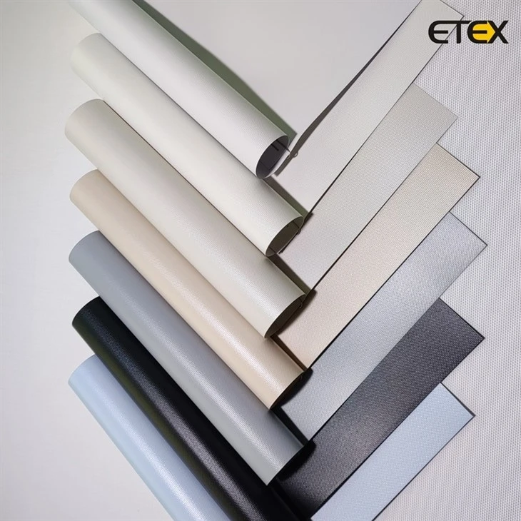 FIberglass PVC Roller Blackout Blinds Fabric